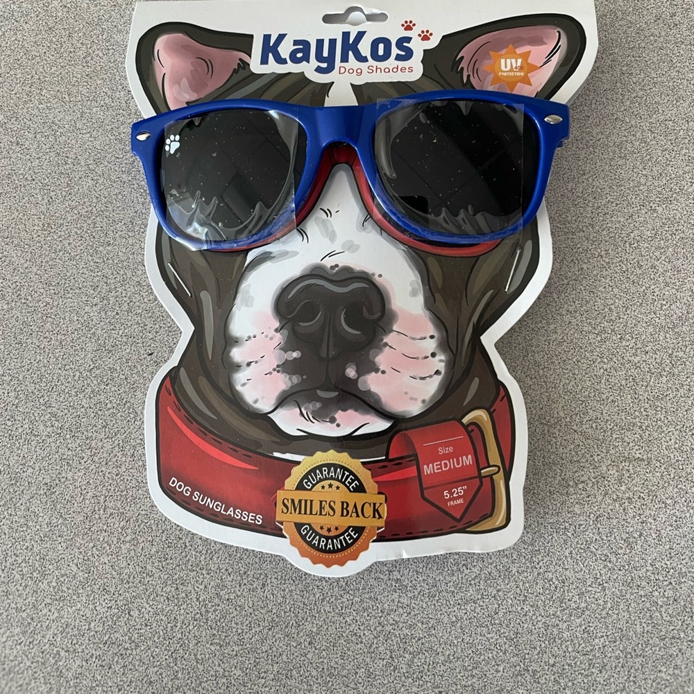 NWT Kaykos Dog Sunglasses.